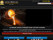 Tablet Screenshot of lbfoundry.com